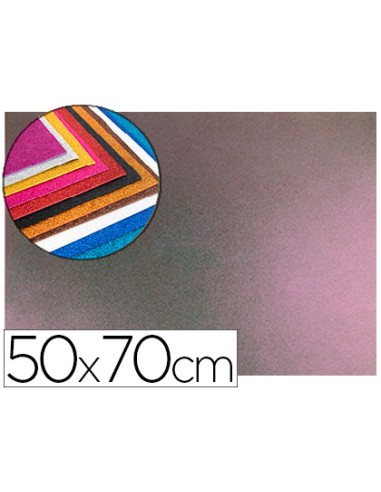 Goma eva con purpurina liderpapel 50x70cm...