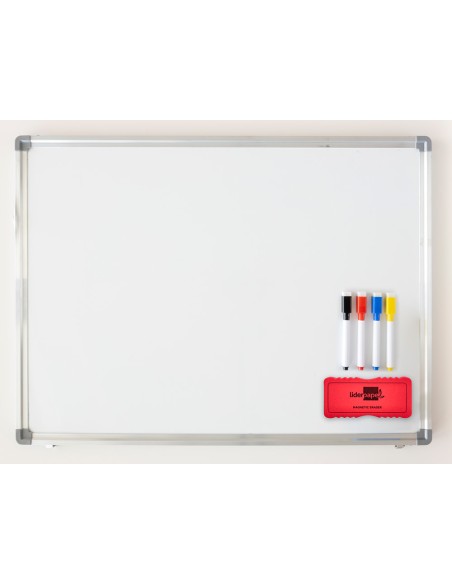 Borrador liderpapel pizarra blanca magnetico colores surtidos 130x60 mm