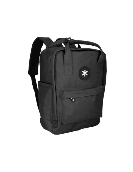 Mochila antartik 2 asas y bolsillos exteriores negro 300x115x390 mm