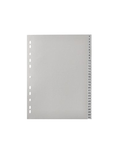 Separador numerico q-connect plastico 1-31...