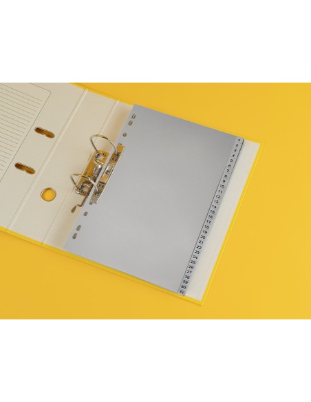 Separador numerico q-connect plastico 1-31 juego de 31 separadores din a4 multitaladro