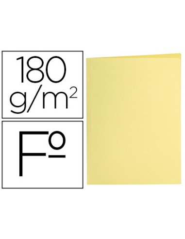 Subcarpeta liderpapel folio amarillo pastel...