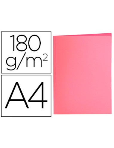 Subcarpeta liderpapel a4 rosa pastel 180g/m2