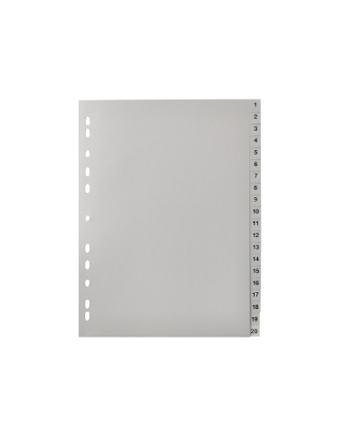 Separador numerico q-connect plastico 1-20...