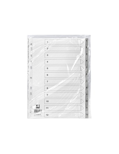 Separador numerico q-connect plastico 1-12...