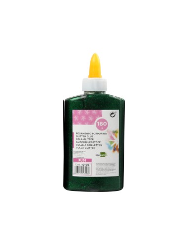 Purpurina pegamento liderpapel fantasia verde...