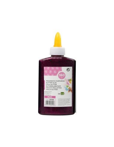 Purpurina pegamento liderpapel fantasia violeta...