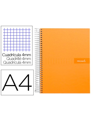 Cuaderno espiral liderpapel a4 crafty tapa...