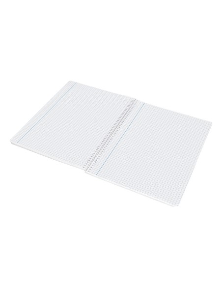 Cuaderno espiral liderpapel folio witty tapa dura 80h 75gr cuadro 5mm con margen colores surtidos