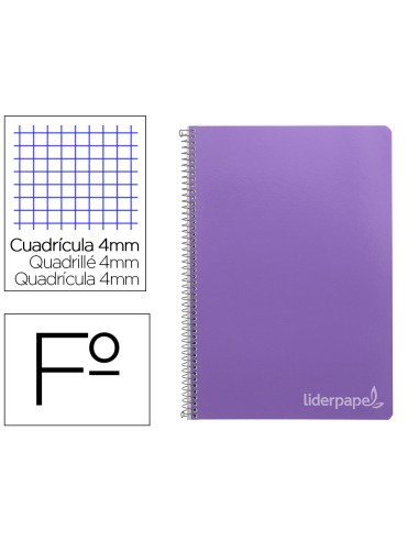 Cuaderno espiral liderpapel folio witty tapa...