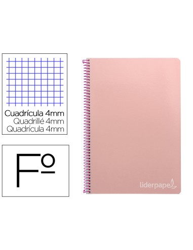 Cuaderno espiral liderpapel folio witty tapa...