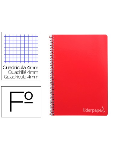 Cuaderno espiral liderpapel folio witty tapa...