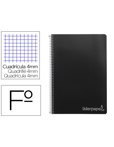 Cuaderno espiral liderpapel folio witty tapa...