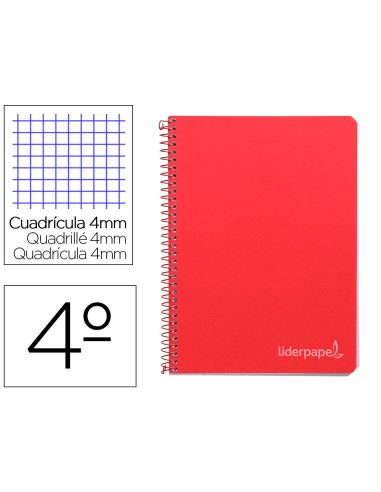 Cuaderno espiral liderpapel cuarto witty tapa...