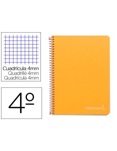 Cuaderno espiral liderpapel cuarto witty tapa...