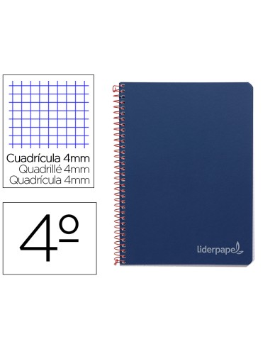 Cuaderno espiral liderpapel cuarto witty tapa...