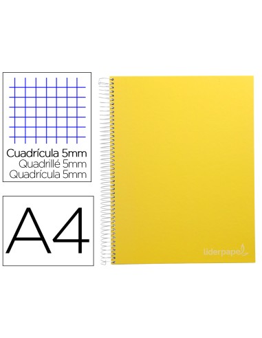 Cuaderno espiral liderpapel a4 micro jolly tapa...