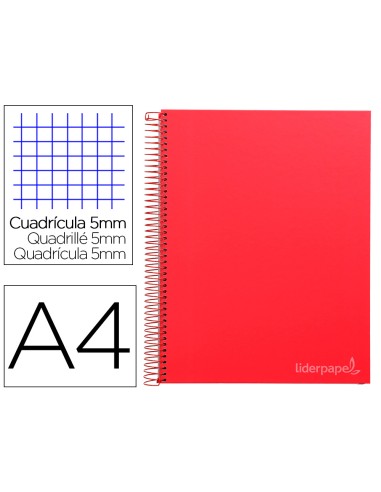Cuaderno espiral liderpapel a4 micro jolly tapa...