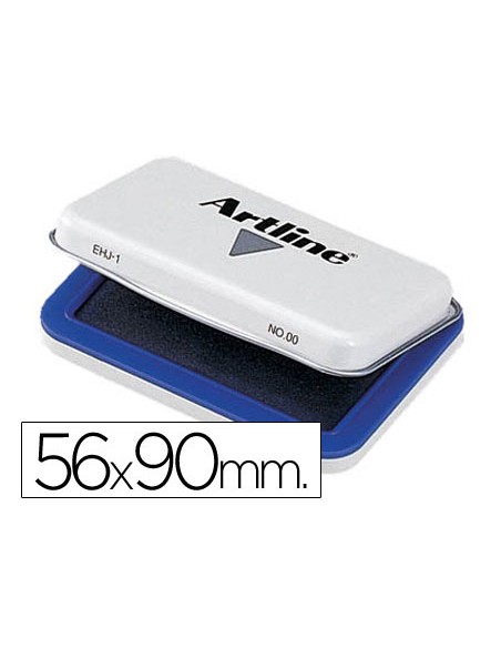Tampon artline nº0 azul 56x90 mm