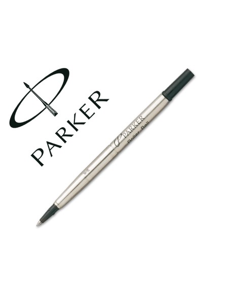 Recambio rotulador roller parker 0,8 mm negro