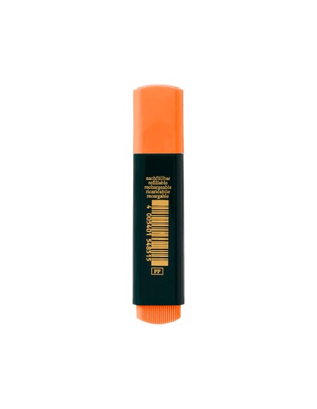 Rotulador faber castell fluorescente textliner 48 naranja