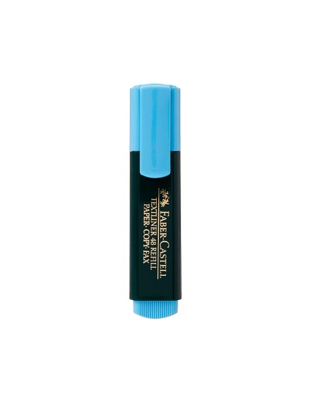 Rotulador faber castell fluorescente textliner 48 azul