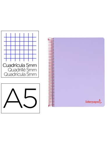 Cuaderno espiral liderpapel a5 micro wonder...