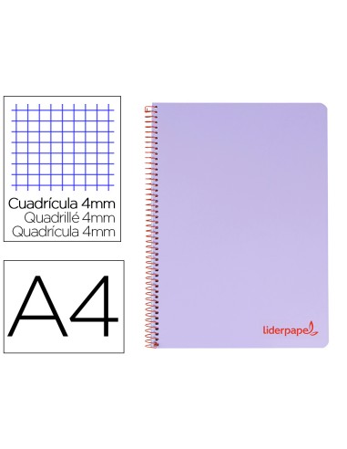 Cuaderno espiral liderpapel a4 wonder tapa...