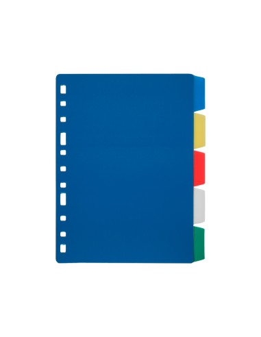 Separador liderpapel plastico juego de 5...