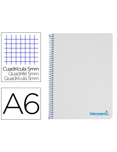 Cuaderno espiral liderpapel a6 micro wonder...