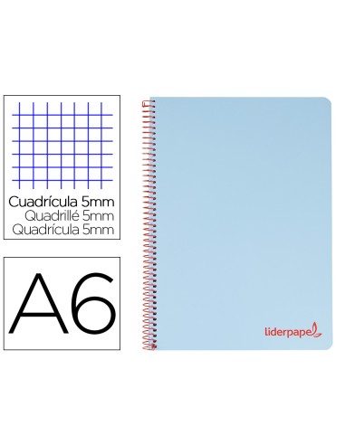 Cuaderno espiral liderpapel a6 micro wonder...