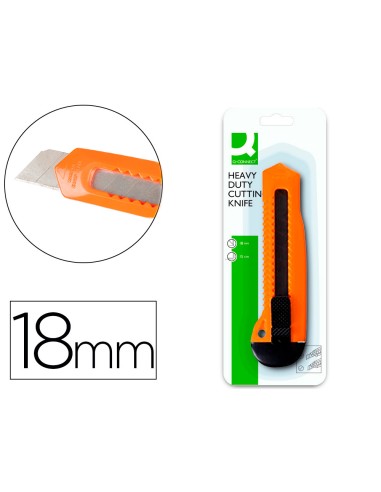 Cuter q-connect plastico ancho cuchilla 18 mm...