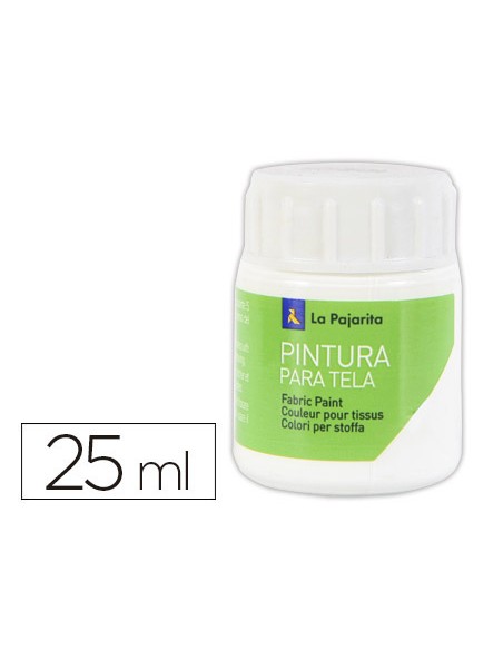 Pintura para tela la pajarita blanco 25 ml