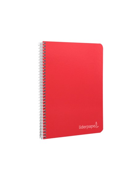 Cuaderno espiral liderpapel cuarto witty tapa dura 80h 75gr rayado montessori 3,5 mm colores surtidos