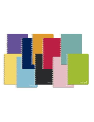 Cuaderno espiral liderpapel cuarto witty tapa...