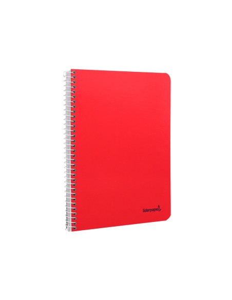 Cuaderno espiral liderpapel cuarto smart tapa blanda 80h 60gr liso sin margen colores surtidos