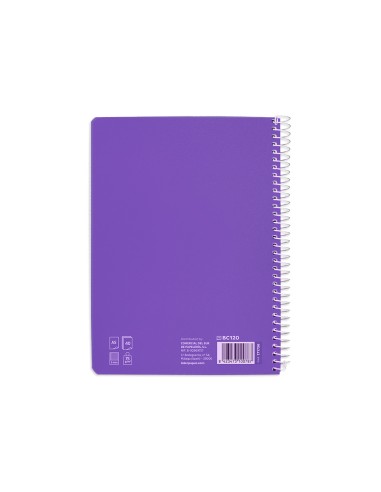 Cuaderno espiral liderpapel a5 pautaguia tapa...