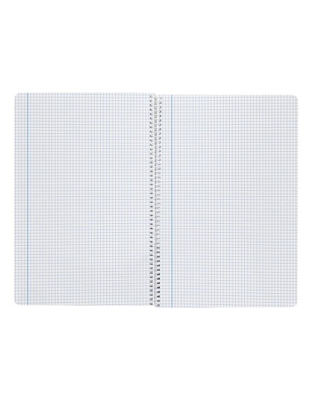 Cuaderno espiral liderpapel folio smart tapa blanda 80h 60gr cuadro 3mm con margen colores surtidos