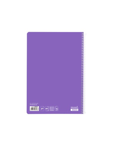 Cuaderno espiral liderpapel folio smart tapa...