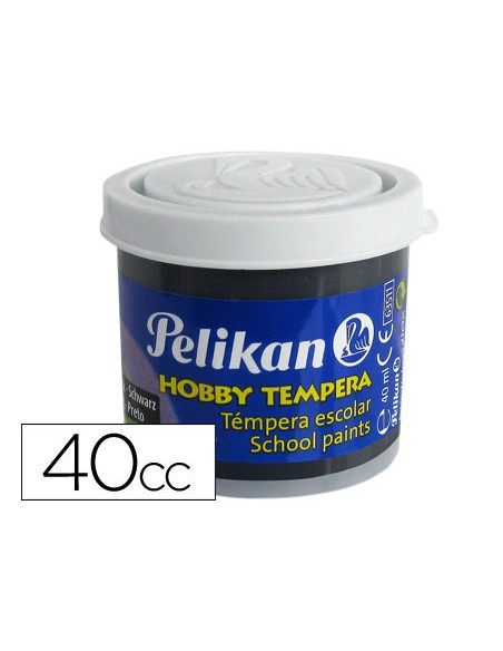 Tempera hobby 40 cc negro -n.11