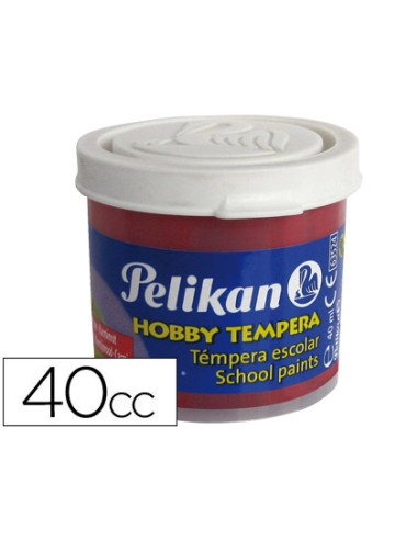 Tempera hobby 40 cc carmin -n.34