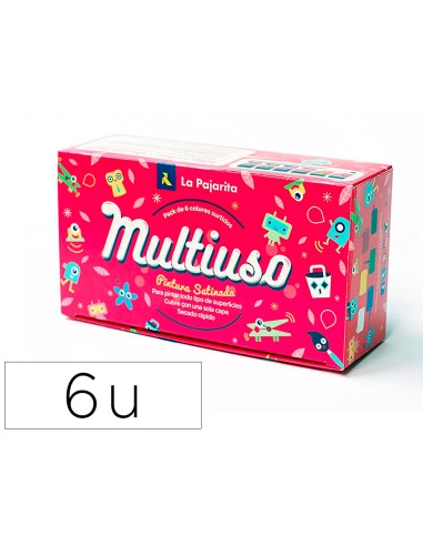 Pintura latex la pajarita satinada 35 ml caja...