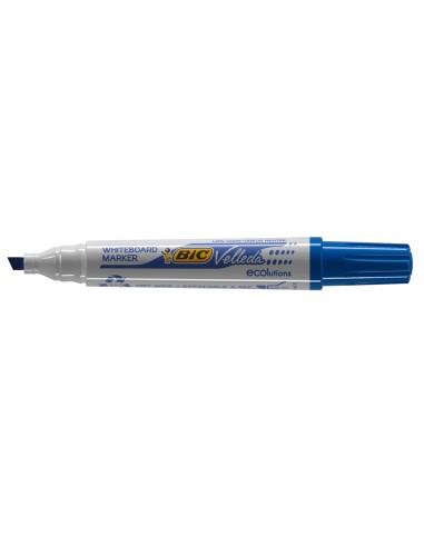 Rotulador bic velleda para pizarra azul punta...