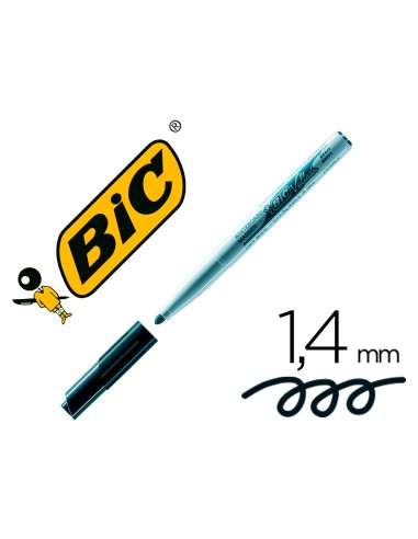 Rotulador bic velleda para pizarra negro punta...