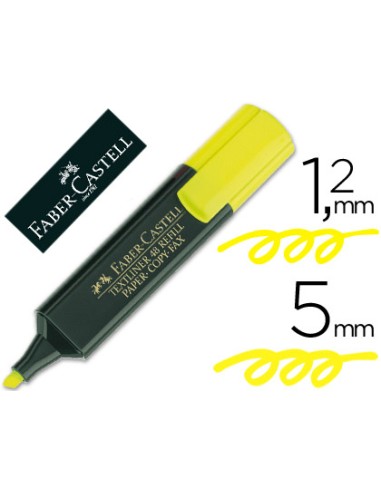 Rotulador faber castell fluorescente textliner...