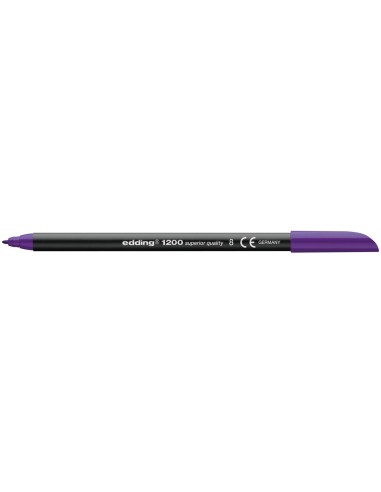 Rotulador edding punta fibra 1200 violeta n.8...