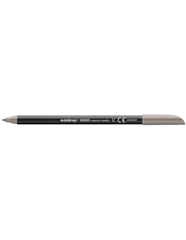 Rotulador edding punta fibra 1200 gris n.12...