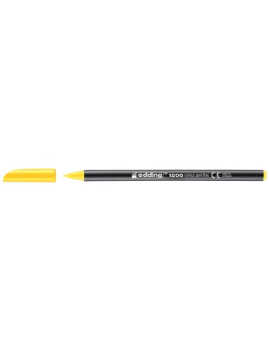 Rotulador edding punta fibra 1200 amarillo n.5...
