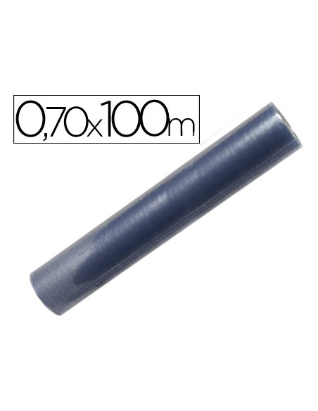 Rollo plastico forralibros 0,70x100 m 70 mc