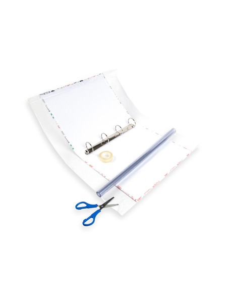 Rollo plastico forralibros 0,35x2 m liderpapel